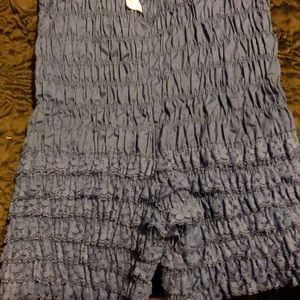 Cobalt blue lacy vintage ruffle bloomers